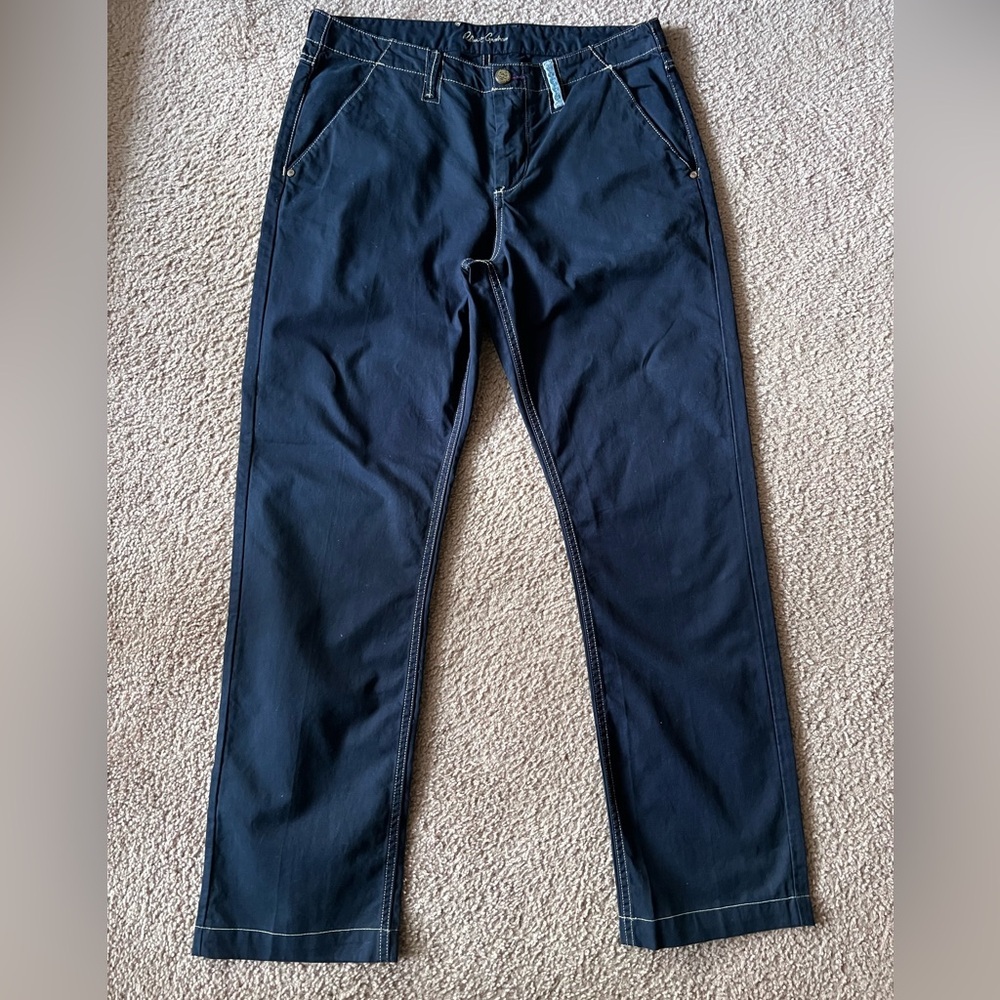 Robert Graham Classic Yates 5-Pocket Dark Navy Pants Sz 33